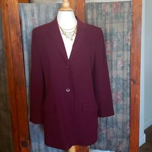 Jones New York plum colored blazer